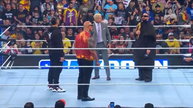 Cody Rhodes and Seth Rollins answer the WrestleMania 40 challenge from The Rock and Roman Reigns.